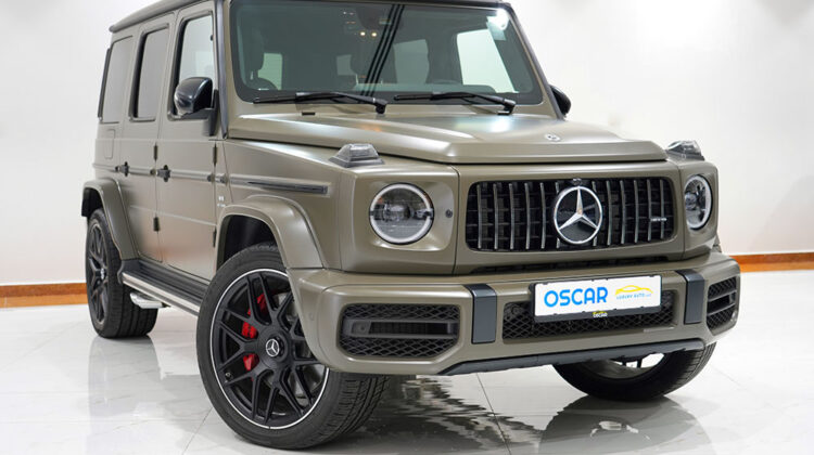 MERCEDES-BENZ G63 Dark Olive Magno Color