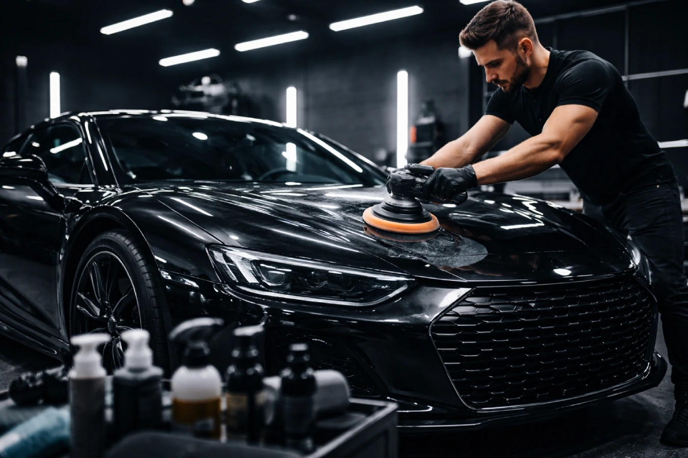 Custom body kit installation