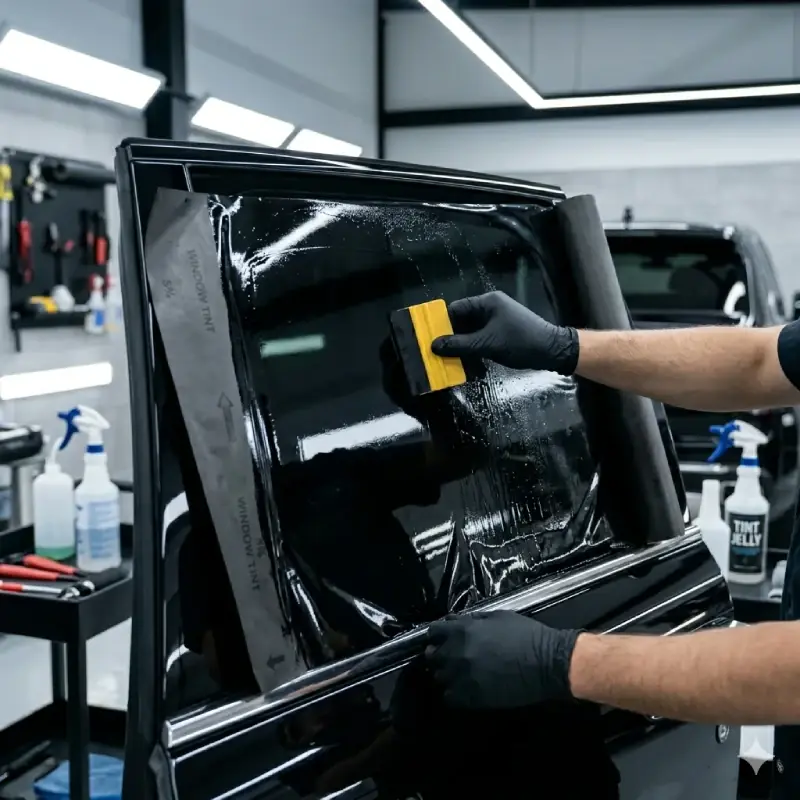 Dust-Controlled Clean Room Window Tint Installation in Dubai