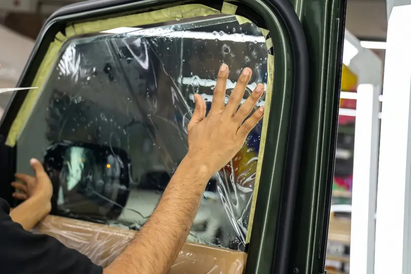 Custom body kit installation