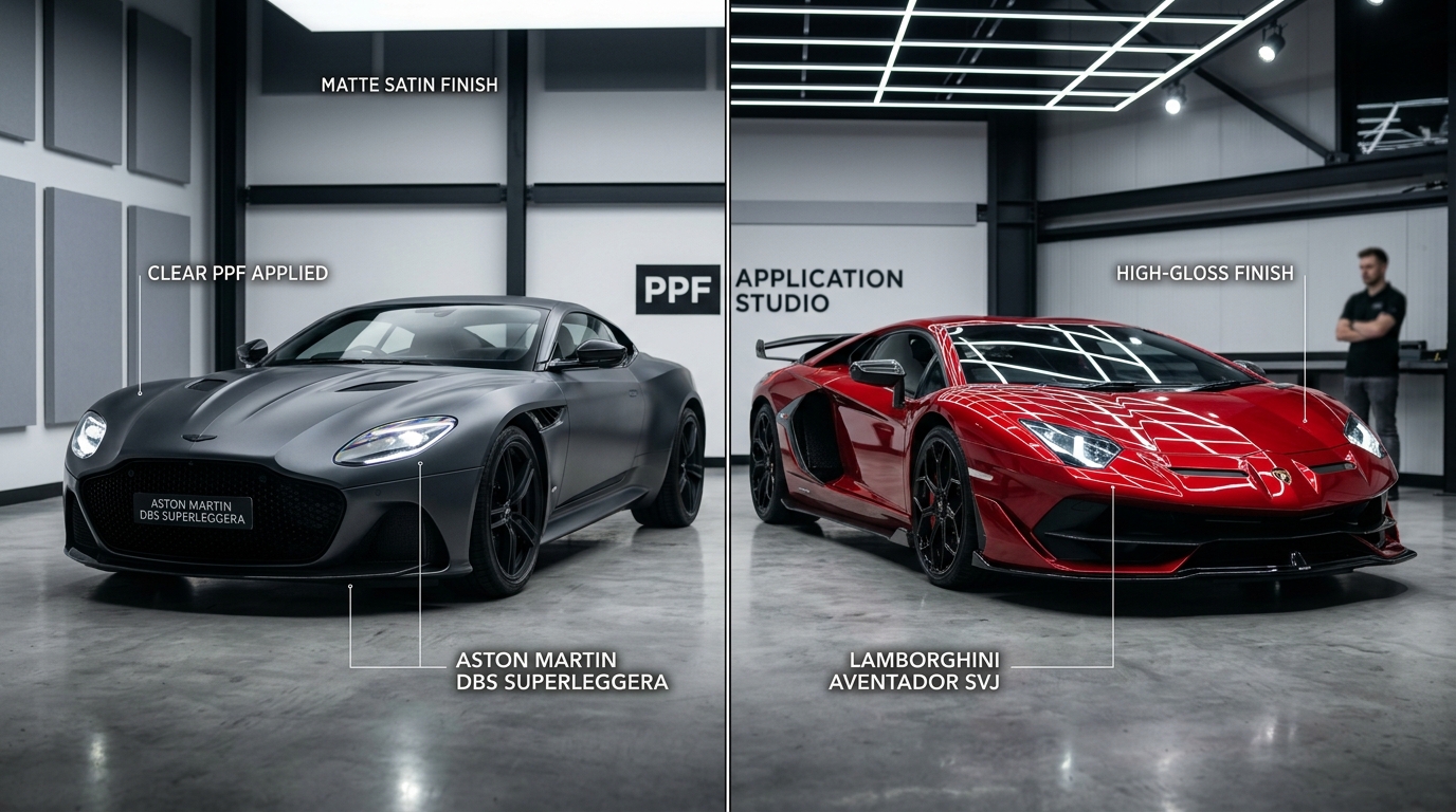 Gloss vs Satin Paint Protection Film: Complete PPF Comparison Guide