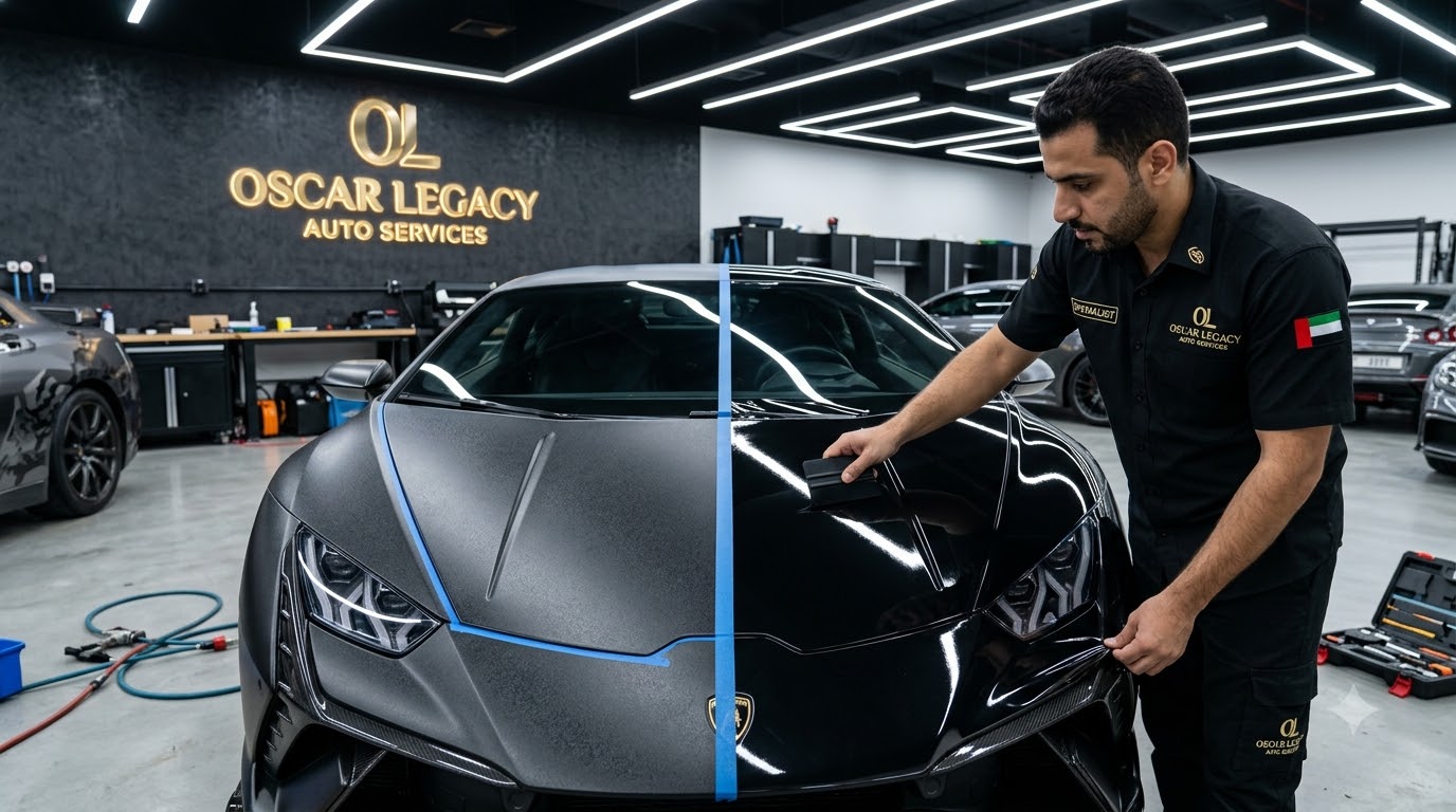 Peelable Paint vs Wrap: What Works for Luxury Cars in Dubai?