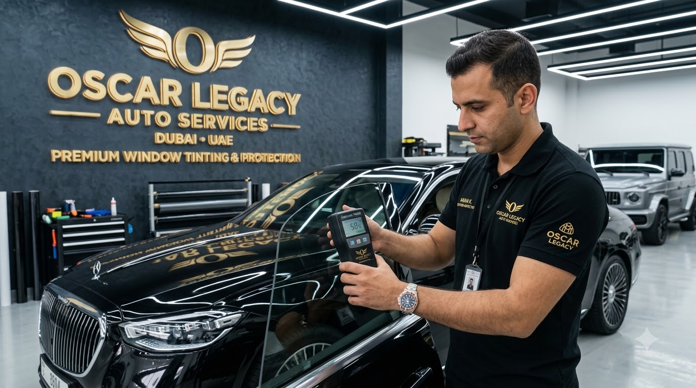 UAE Car Window Tinting Rules & Regulations (2026 Legal Guide)