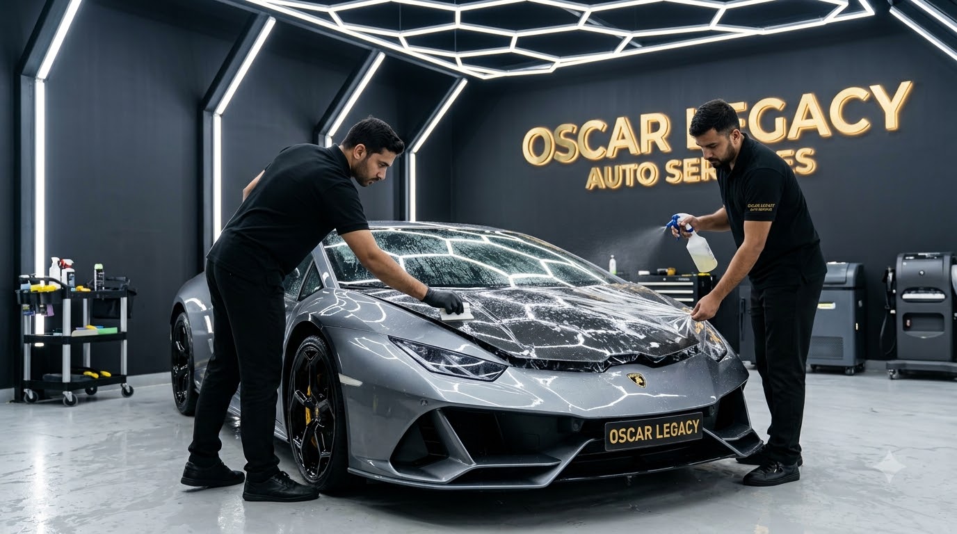 Paint Protection Film (PPF) - Oscar Legacy Auto Services Dubai