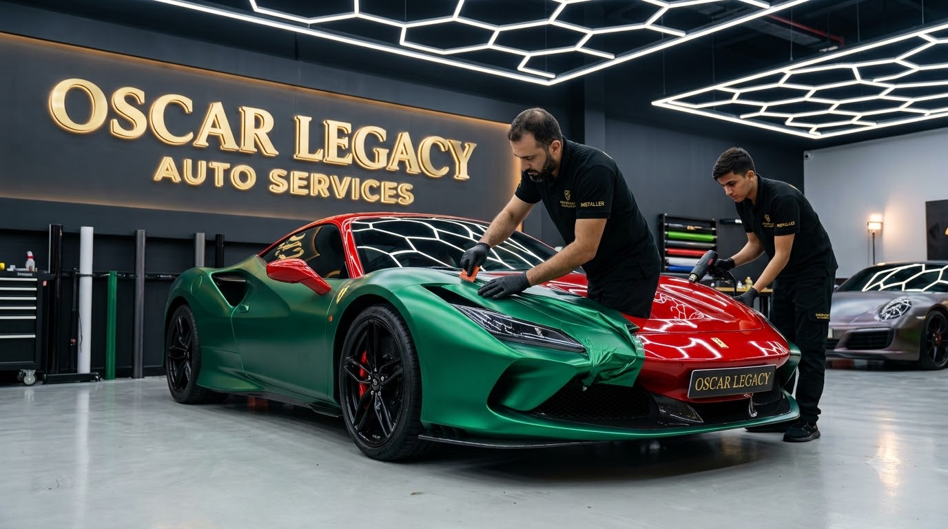 Car Wrapping & Vinyl - Oscar Legacy Auto Services Dubai