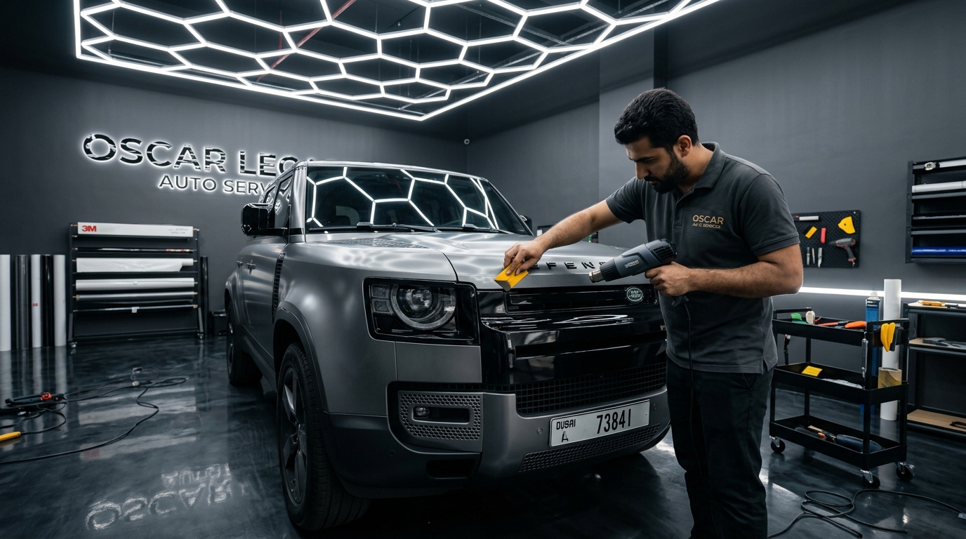 De-Chrome (Chrome Delete) in Dubai: Luxury Blackout Styling - Oscar Legacy Auto Services