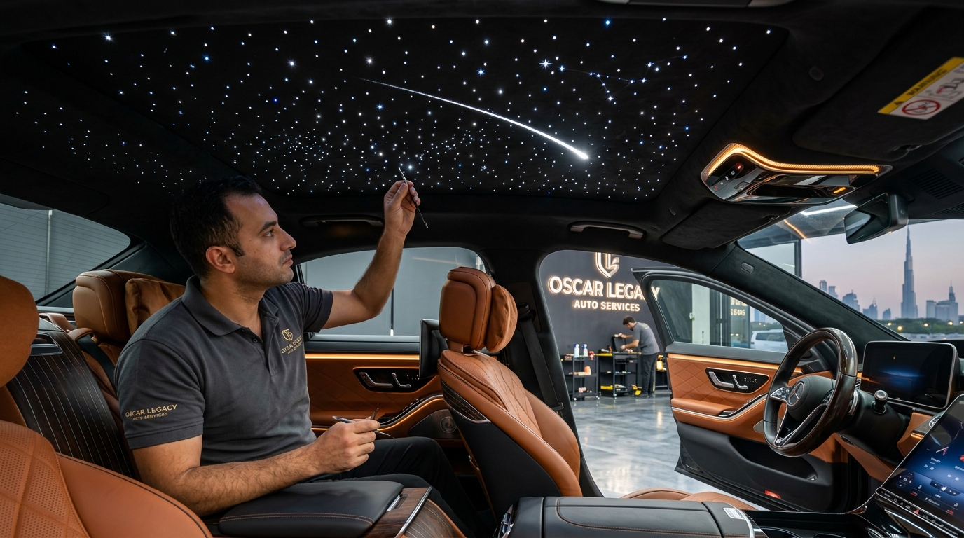Starlight Headliner in Dubai: A Night Sky Inside Your Car - Oscar Legacy Auto Services