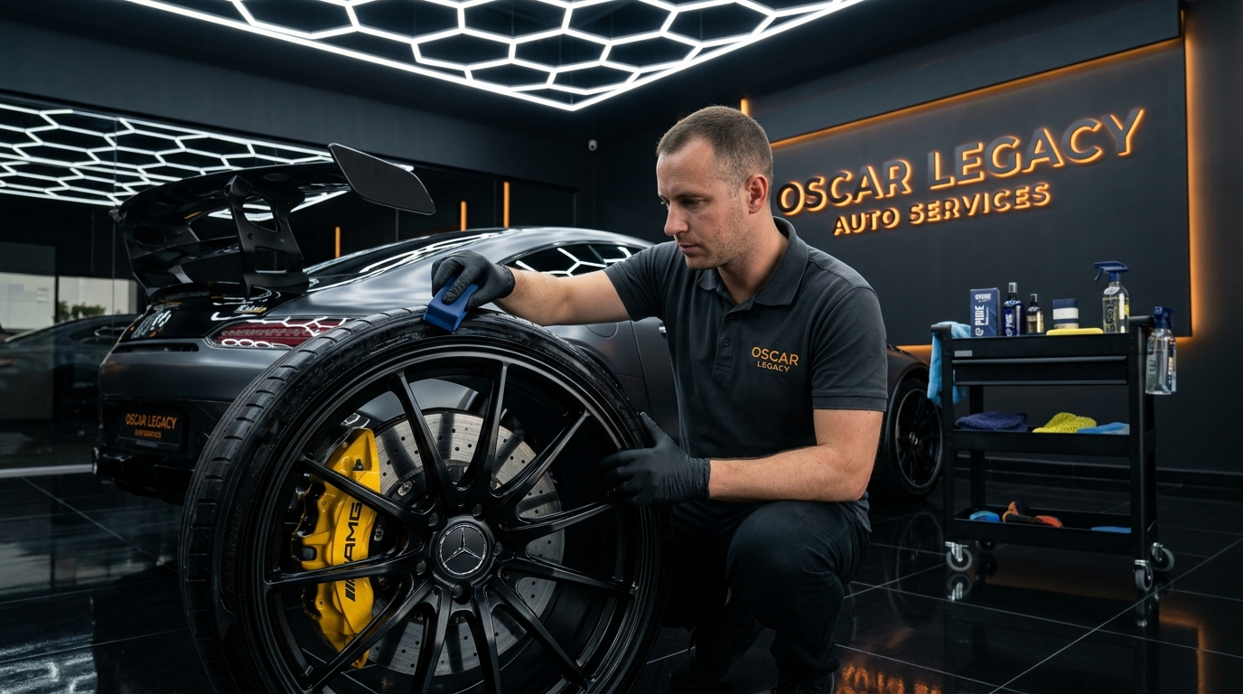 Wheel Ceramic Coating in Dubai: Keeping Brake Dust Under Control - Oscar Legacy Auto Services