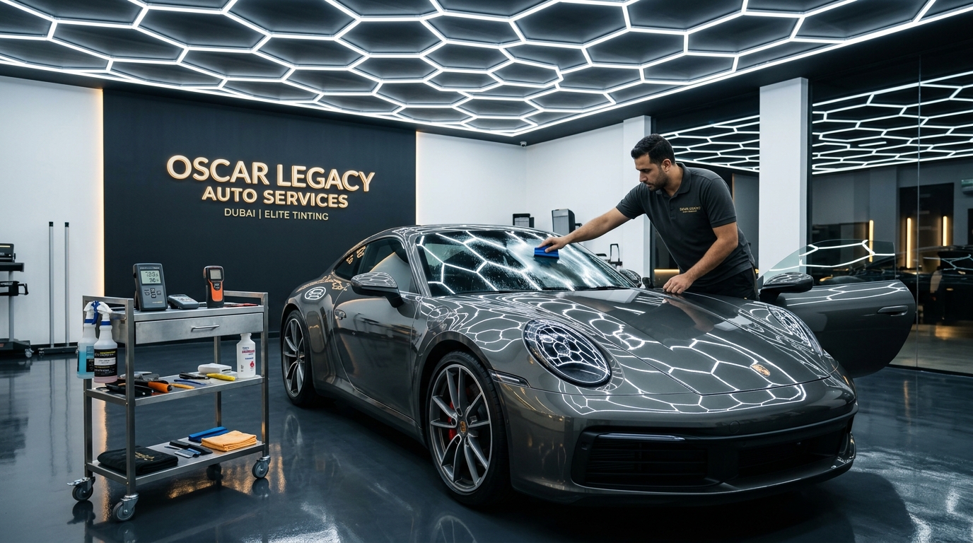 Can You Put 70% Clear Ceramic Tint on Your Windshield in the UAE? - Oscar Legacy Auto Services